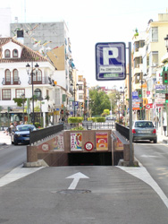 Parking from Malaga direction